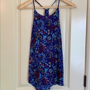 floral strappy tank